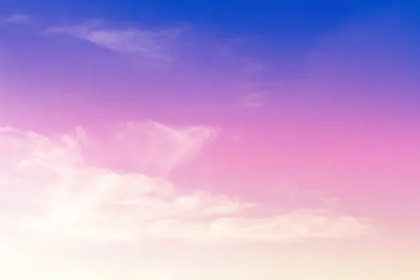 Soft Cloud Sky Subtle Background Colorful Pastels Tone Blue Purple — Stock Photo, Image