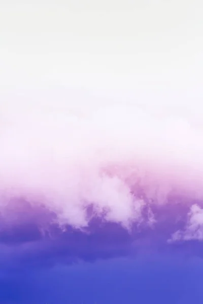 Soft Cloud Sky Subtle Background Colorful Pastels Tone Purple Yellow — Stock Photo, Image