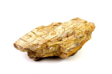 Big Stone or Rock isolated on white background.