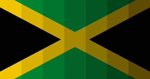 Bandera Jamaica Imagen Fondo —  Fotos de Stock