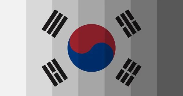 South Korean Flag Image Background — Foto de Stock