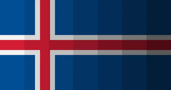 Hintergrund Der Isländischen Flagge — Stockfoto