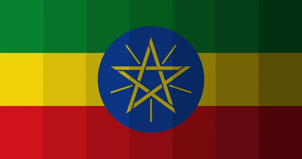 Αιθιοπία Φόντο Εικόνα Σημαία — Φωτογραφία Αρχείου