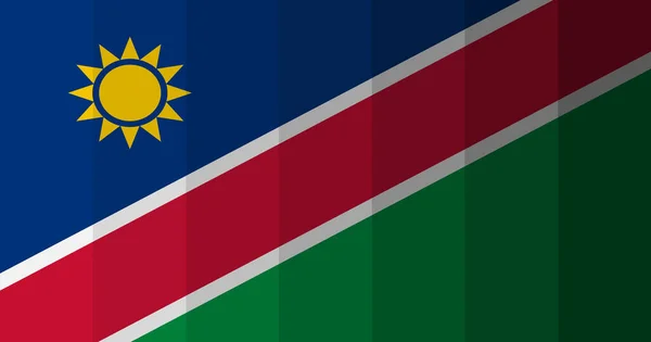 Namibië Vlag Afbeelding Achtergrond — Stockfoto