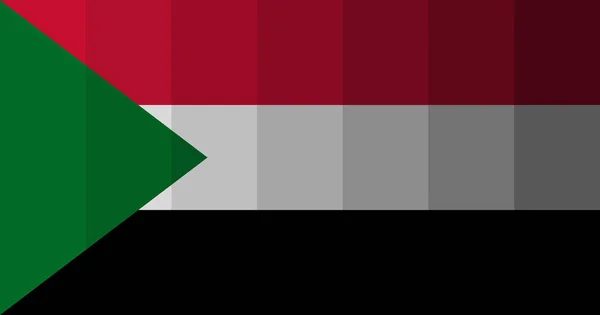 Hintergrund Der Sudan Flagge — Stockfoto