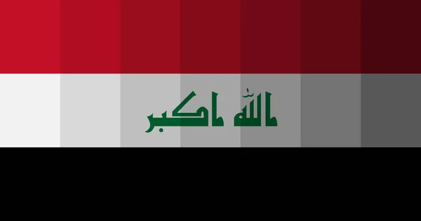 Iraakse Vlag Afbeelding Achtergrond — Stockfoto