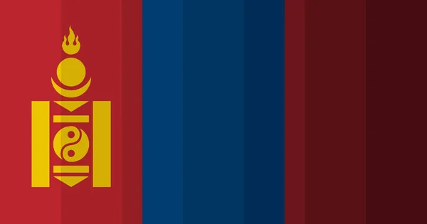 Mongolia Flag Image Background — Foto Stock
