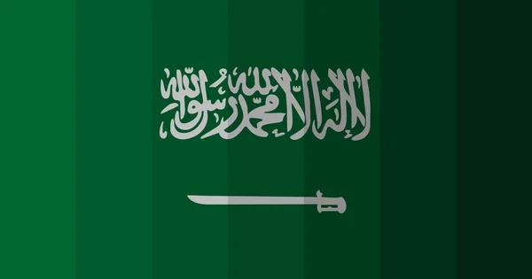 Saudi Arabia Flag Image Background — Foto de Stock