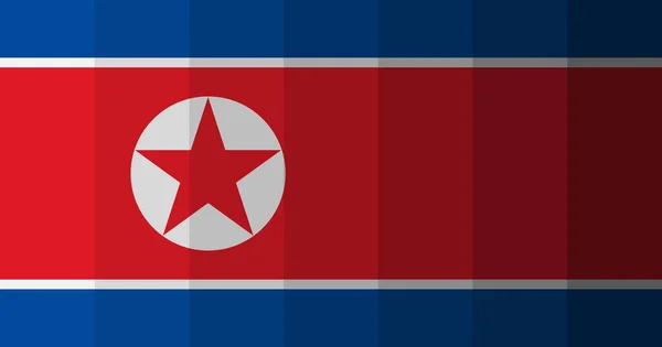 North Korea Flag Image Background — ストック写真