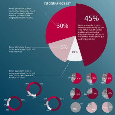 pasta grafik tasarım kümesi