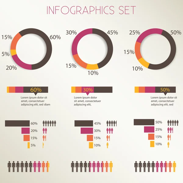 Elemente der Infografik — Stockvektor