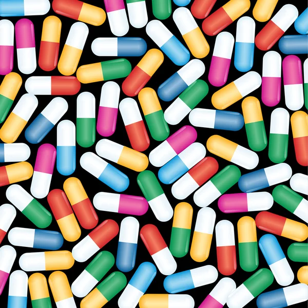 Красочные таблетки — стоковый вектор