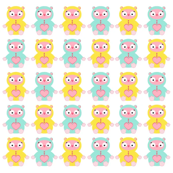 Cute Doll pattern — Stock Photo, Image