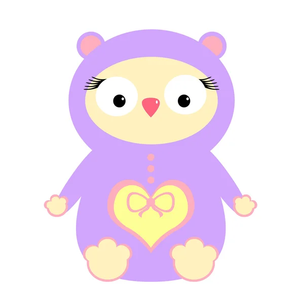 Cute Doll. — Stock Vector