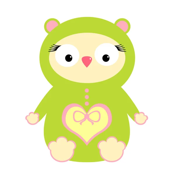 Cute Doll. — Stock Vector