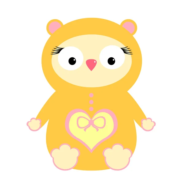 Cute Doll. — Stock Vector