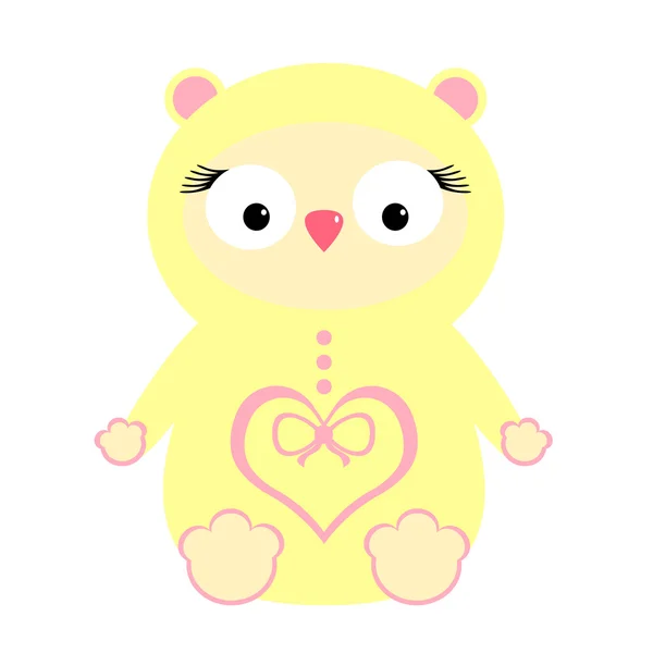 Cute Doll. — Stock Vector