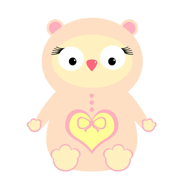 Cute Doll. — Stock Vector