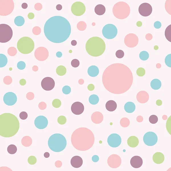 Baby background with colorful circles. — Stock Vector