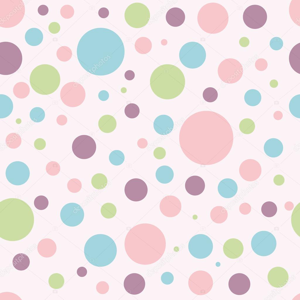 Baby background with colorful circles.
