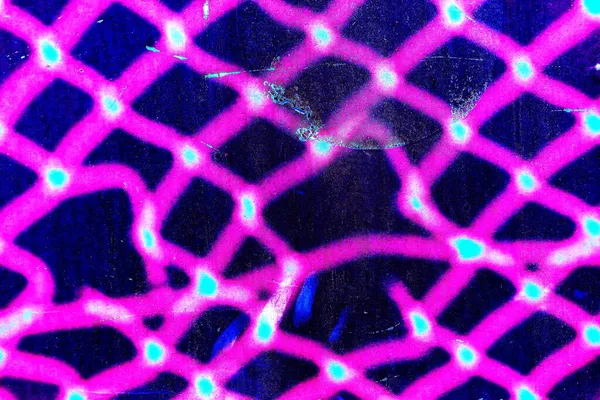 Решетка Теневой Абстракции Стене Измененные Цвета Красочный Фон — стоковое фото