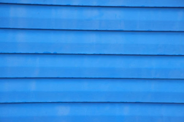 Parede Prancha Pintada Uniformemente Com Tinta Azul Fundo Azul — Fotografia de Stock