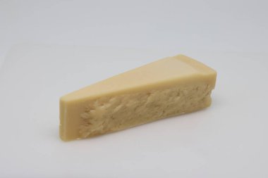 piece of cheese isolated on white background, proper nutrition