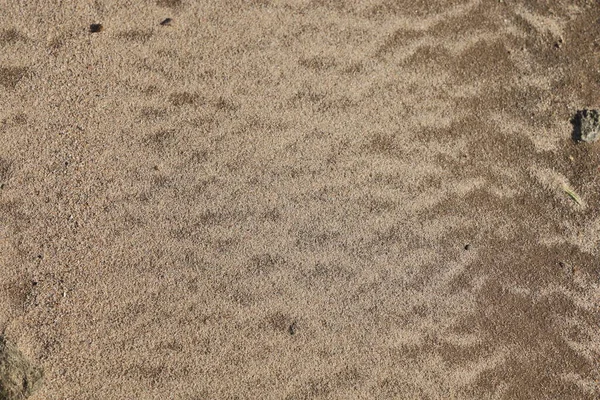 Zmrazený Říční Písek Struktura Říčního Písku Pozadí Písku — Stock fotografie
