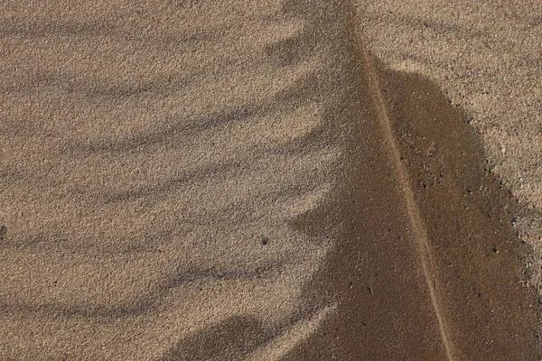 Zmrazený Říční Písek Struktura Říčního Písku Pozadí Písku — Stock fotografie