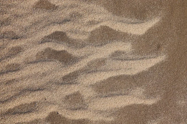 冰冻的河沙河沙的结构 沙地背景 — 图库照片