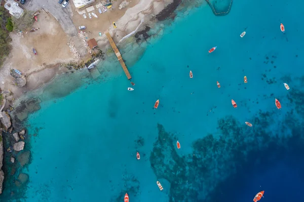 カラカオ カリブ海の景色の上の空中ビュー — ストック写真
