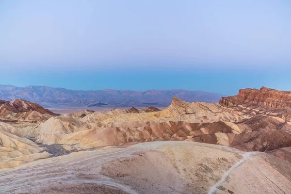 Scenery While Sunrise Death Valley Rocks Desert West — Stock Photo, Image