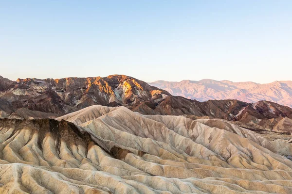 Scenery While Sunrise Death Valley Rocks Desert West — Stock Photo, Image