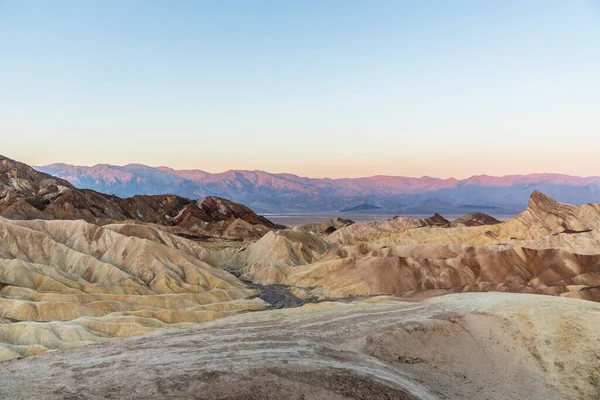 Scenery While Sunrise Death Valley Rocks Desert West — Stock Photo, Image
