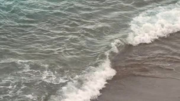 120Fps Super Slow Motion Paisaje Playa Con Olas Mar Caribe — Vídeos de Stock