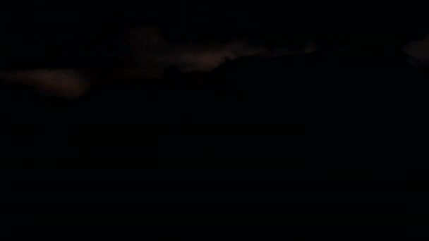 Nightshot 120 Fps Super Slow Motion Flashes Lightning Thunderstorm Scenery — Stock Video