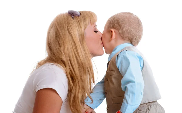 Little boy with mother — Stock Photo, Image