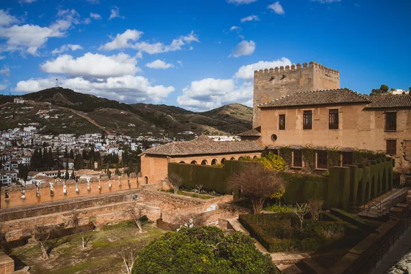 Vue sur la ville Grenade, Alhambra — Photo