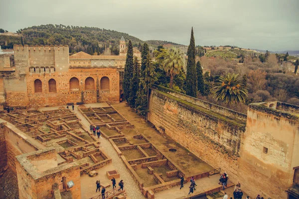 Vista de la ciudad Granada, Alhambra —  Fotos de Stock