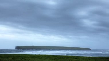 birsay, orkney Adaları, İskoçya'nın adanın bir timelapse