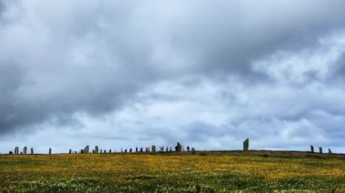 bir timelapse halka brodgar, orkney, İskoçya
