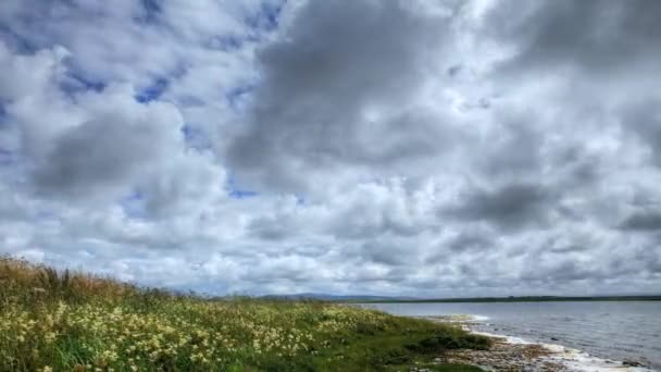 El gran cielo de las Islas Orcadas, Escocia — Vídeos de Stock