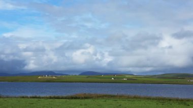 büyük gökyüzü bulutlar orkney Adaları, İskoçya