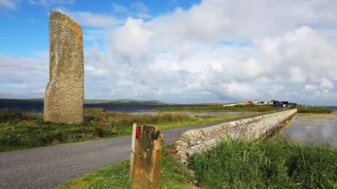 watchstone, orkney, İskoçya'da bir büyük duran taş