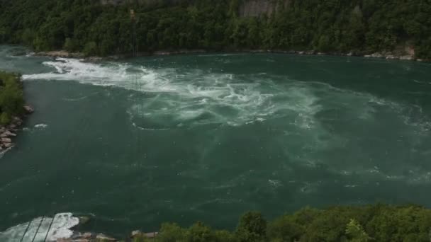 The Whirlpool Rapids, Ниагарский водопад, Канада — стоковое видео