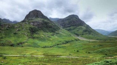 glen coe (glencoe), İskoçya'nın bir timelapse