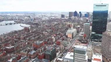 Boston, massachusetts bir açık havadan görünümü