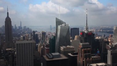 new york skyline alacakaranlıkta