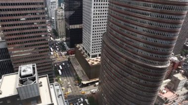 meşgul manhattan kesişme havadan görünümü