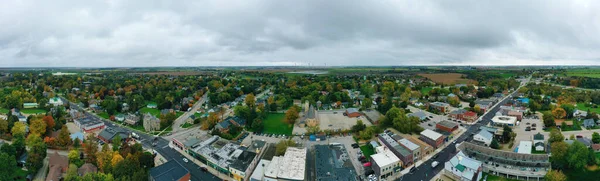 Widok Lotu Ptaka Arthur Ontario Kanada Jesienią — Zdjęcie stockowe